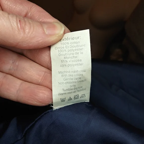 J. Crew Indigo Denim & White Polka Dot Schoolboy Blazer, Style# 40203 - Picture 14 of 16